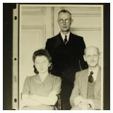 Anne Frank Lot of two autographs, Otto Frank, her