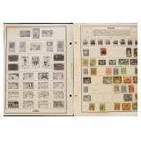 Poland Stamps collection on Harris album pages, Us