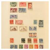 France Stamps collection on quadrille album pages,