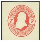 US Stamps #U186 Mint Cut Square with CV $125