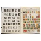 Ceylon Stamps collection on Harris album pages, Us