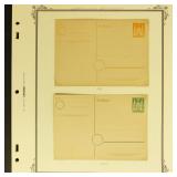 Germany & Allied Zone Postal Cards, mostly Mint, o