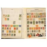 France Stamps collection on Harris album pages, Us