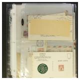 US Postage Due Stamps Postal History group of Card