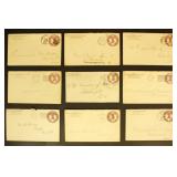 US Covers 1890s Columbians including with Stamps a