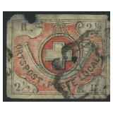 Switzerland Stamp #1L5 Used with tears CV $4,200