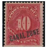 Canal Zone Stamp #J3 Mint Hinged CV $900