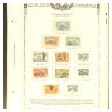 US Stamps 1890s-1930s Accumulation on Album and Va