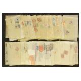 Indonesia, Hong Kong, and Iran Stamps in glassines