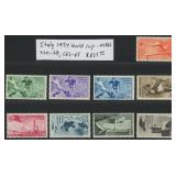 Italy Stamps #324-328, C62-C65 Mint NH CV $625
