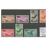 Italian Colonies Stamps #C29-C35 Mint H CV $306