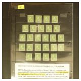 US Stamps #658 Mint NH group of 25 on page CV $125