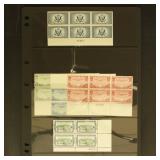 US Stamps 1920s-1940s Plate Blocks mostly Mint NH,