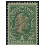 US Stamps #RD11a Mint No Gum Stock Transfer Stamp