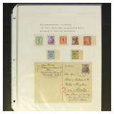 Berlin Bears Stamps & Covers on pages, some with d