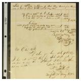 US 1832 Stampless Cover with red Norfolk CDS & let