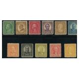 US Stamps #581-591 Mint OG Fresh Set CV $175