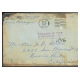 US Postal History 1960 Cover to Buena Park, CA wit