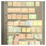 US Stamps Mint and Used accumulation on Vario page