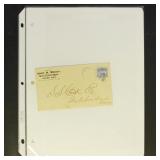 US Stamps #114 Postal History Lot of 5 Covers, add