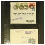 Colombia Stamps "Hidroavion" Covers group of 4 on