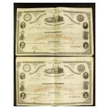 US 1870s-1880s Philadelphia Bonds, 12 total with a