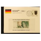 Germany Stamps 7 First Day Covers of New Currency