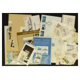 Worldwide Stamps on dealer cards, in glassines & l