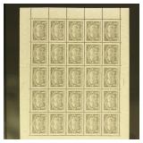 Colombia Stamps #C47 Mint NH Sheet of 25, folded v