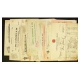 Lynchburg VA Billheads, Documents, and Advertising