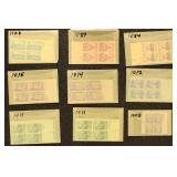 US Stamps #939 // 1128 Mint NH Plate Blocks 80 tot