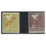 Berlin Stamps #9N33 & 9N34 Mint Hinged CV $325
