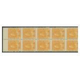 Canada Stamps #126a Part Perf Coil block of 10 in