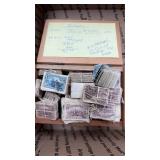 US Stamps #230 & 231 Used Accumulation in cigar bo