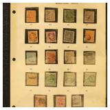 British Guiana Stamps 1860s-1870s Used on page, wi