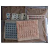 US Stamp Sheets FACE VALUE $475+ Mint NH from 1/2