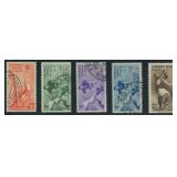 Italy Stamps #324-328 Used World Cup CV $727.65