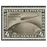 Germany Stamps #C45 Mint NH CV $250 Chicago Flight