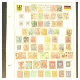 Germany Stamps on Pages mostly 20th century used g
