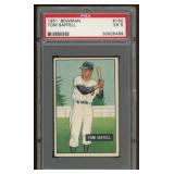 1951 Tom Saffell PSA 5 Bowman Gum Baseball Card #1