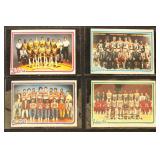 1980-1981 Topps Basketball Team Pin-up Posters set