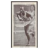 Jesse Owens 1938 Churchman Kings of Speed #45 Spor