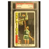 1976 Paul Silas PSA 8 Topps Basketball Card #3, hi