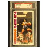 1976 Lloyd Free PSA 6 Topps Basketball Card #143,