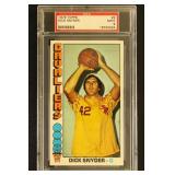 1976 Dick Snyder PSA 9 Topps Basketball Card #2, h