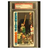 1976 Leonard Gray PSA 7 Topps Basketball Card #136