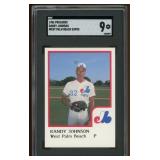 1986 Randy Johnson SGC 9 Procards Pre-Rookie Minor