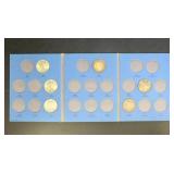 US Coins 6 Peace Dollars in Whitman Folder, circul