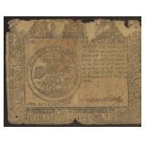 US Paper Money #CC50 $5 Continental Currency Note,