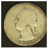 US Coins 1932-D Washington Quarter, circulated